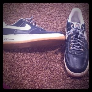 Navy & cream Air Force 1